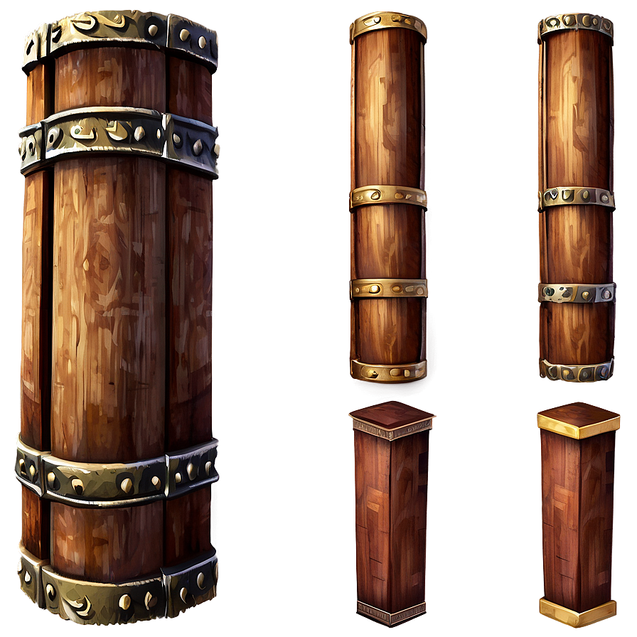 Wooden Pillar Png Ioq84 PNG Image