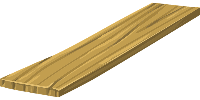 Wooden Plank Graphic PNG Image