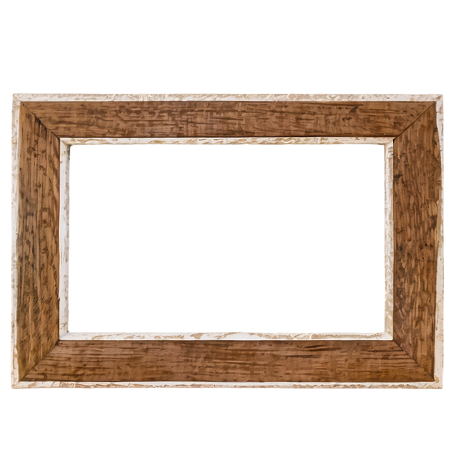 Wooden Plank Photo Frame Png Srd PNG Image