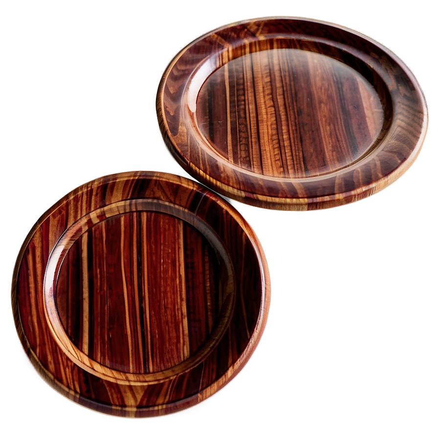 Wooden Plates Design Png Lqk24 PNG Image