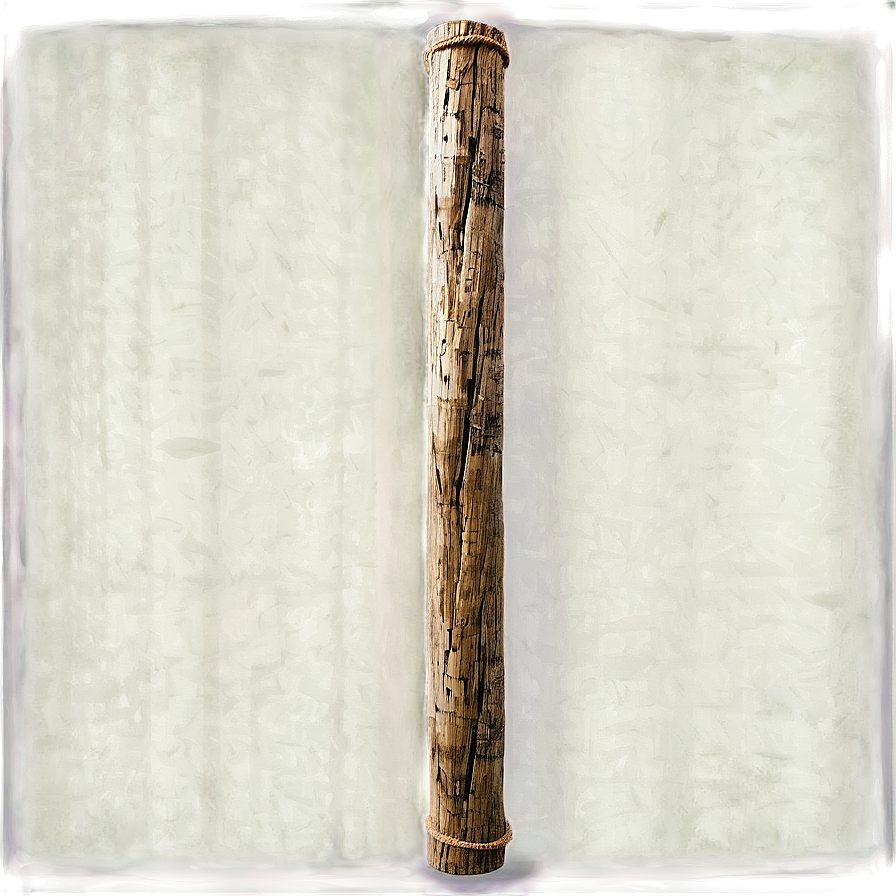 Wooden Pole With Rope Png Gif1 PNG Image