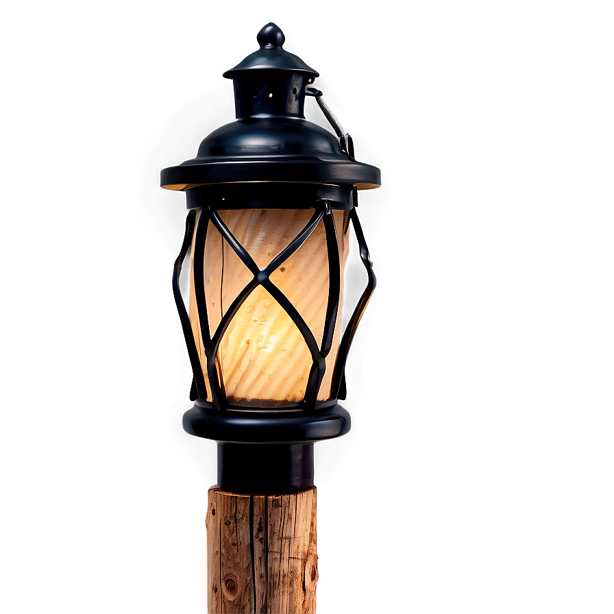 Wooden Post With Lantern Png 60 PNG Image