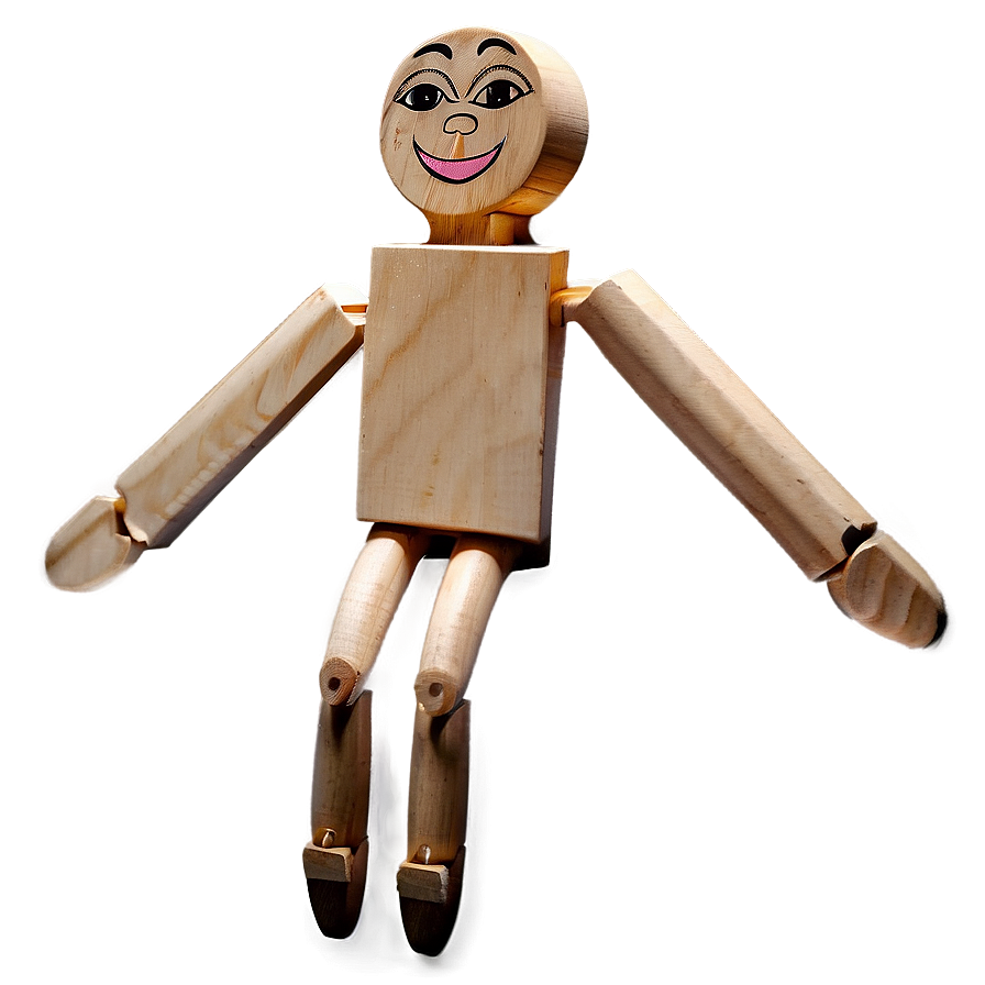 Wooden Puppet Doll Png 06112024 PNG Image