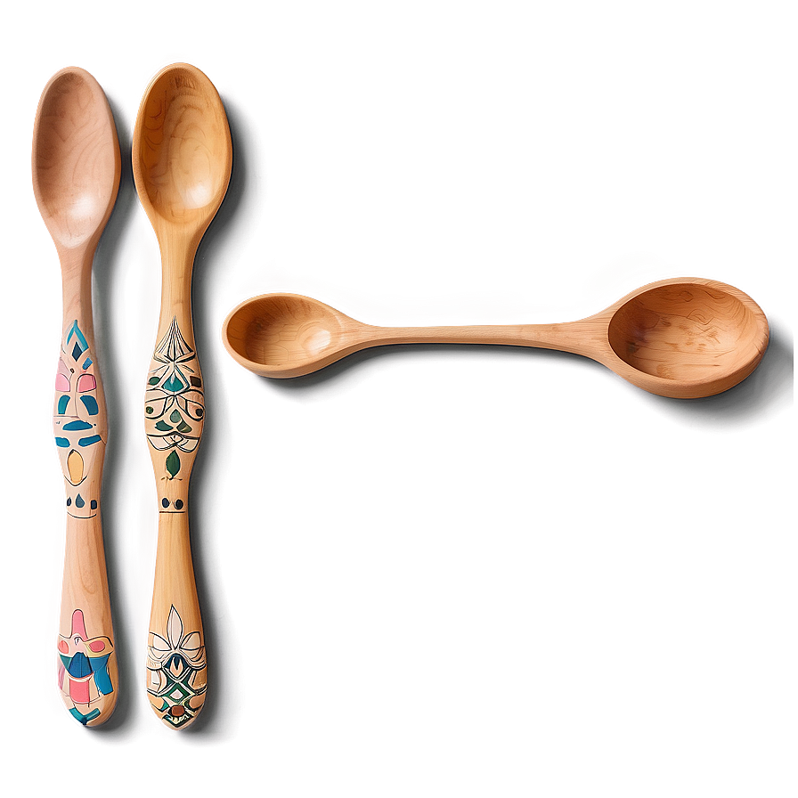 Wooden Rice Spoon Png Usx PNG Image