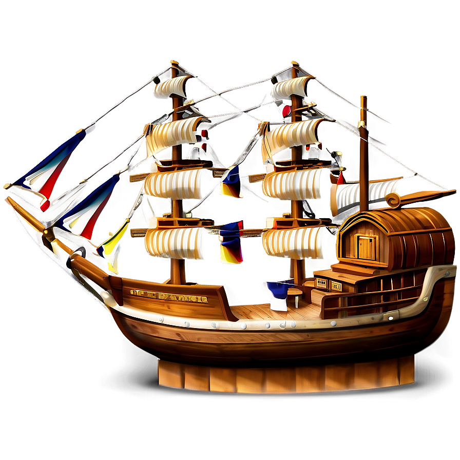 Wooden Ship Png Cql36 PNG Image