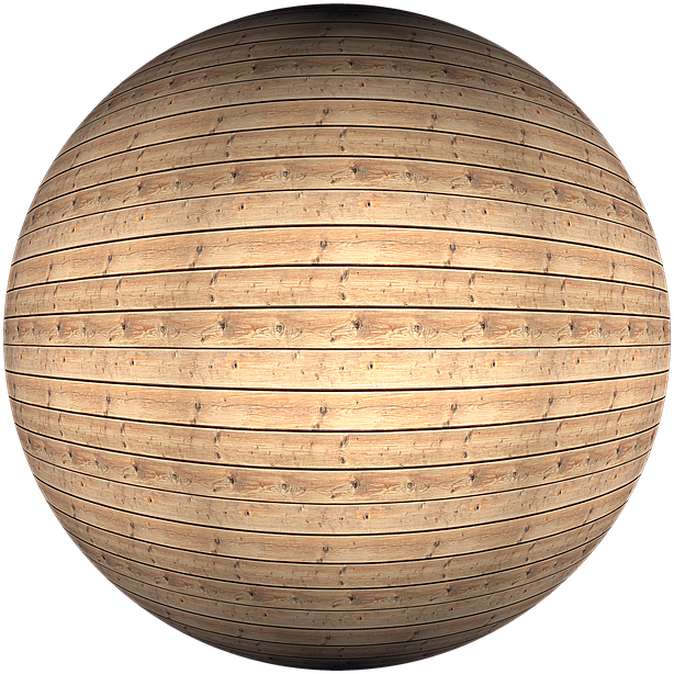 Wooden Sphere Texture Background PNG Image