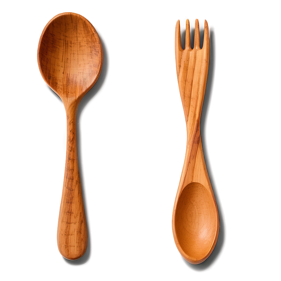 Wooden Spoon And Fork Png Xch15 PNG Image