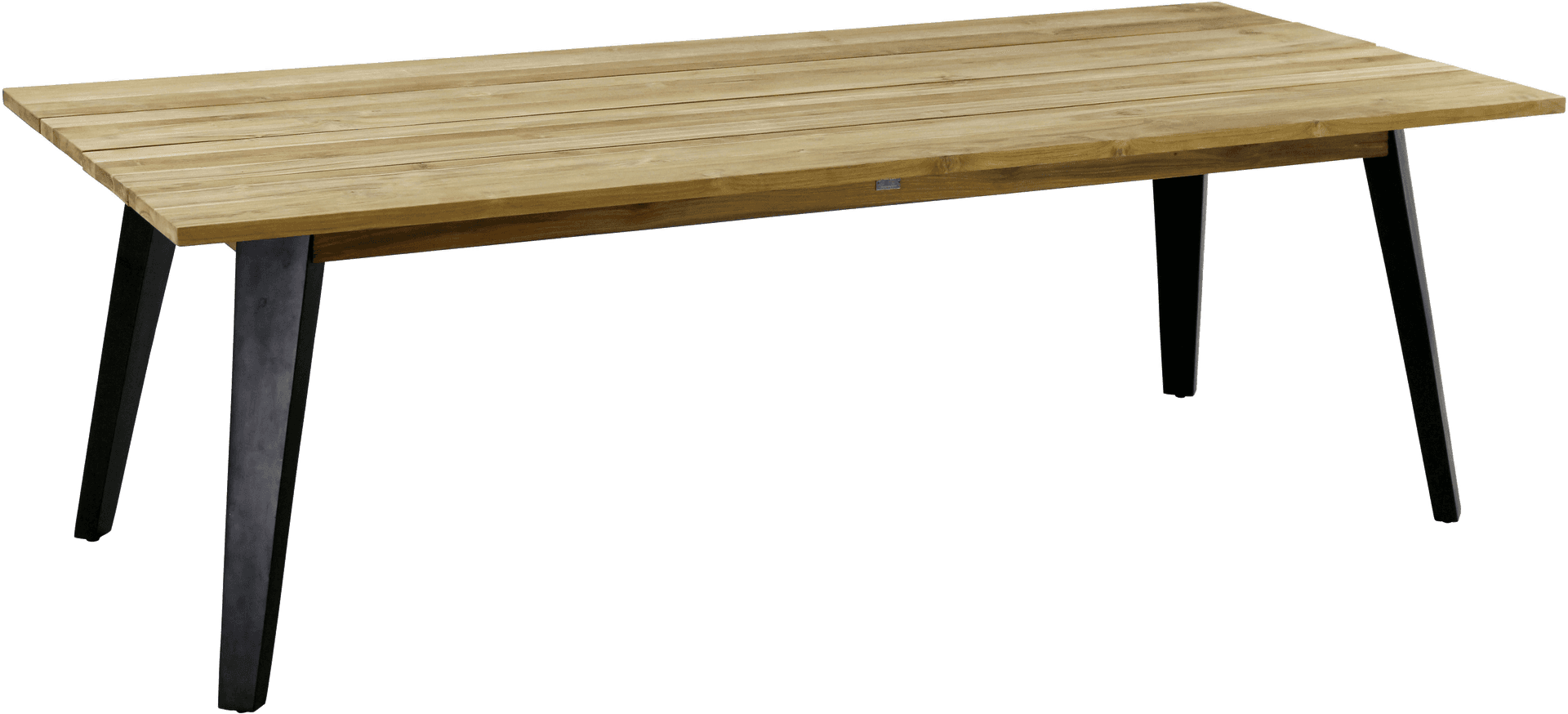 Wooden Tablewith Black Legs.png PNG Image