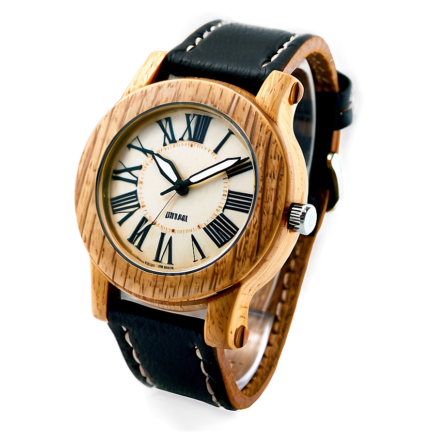 Wooden Watch Png 05212024 PNG Image