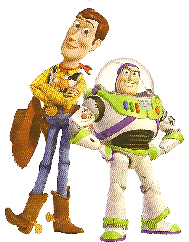 Woodyand Buzz Lightyear Toy Story Friends PNG Image