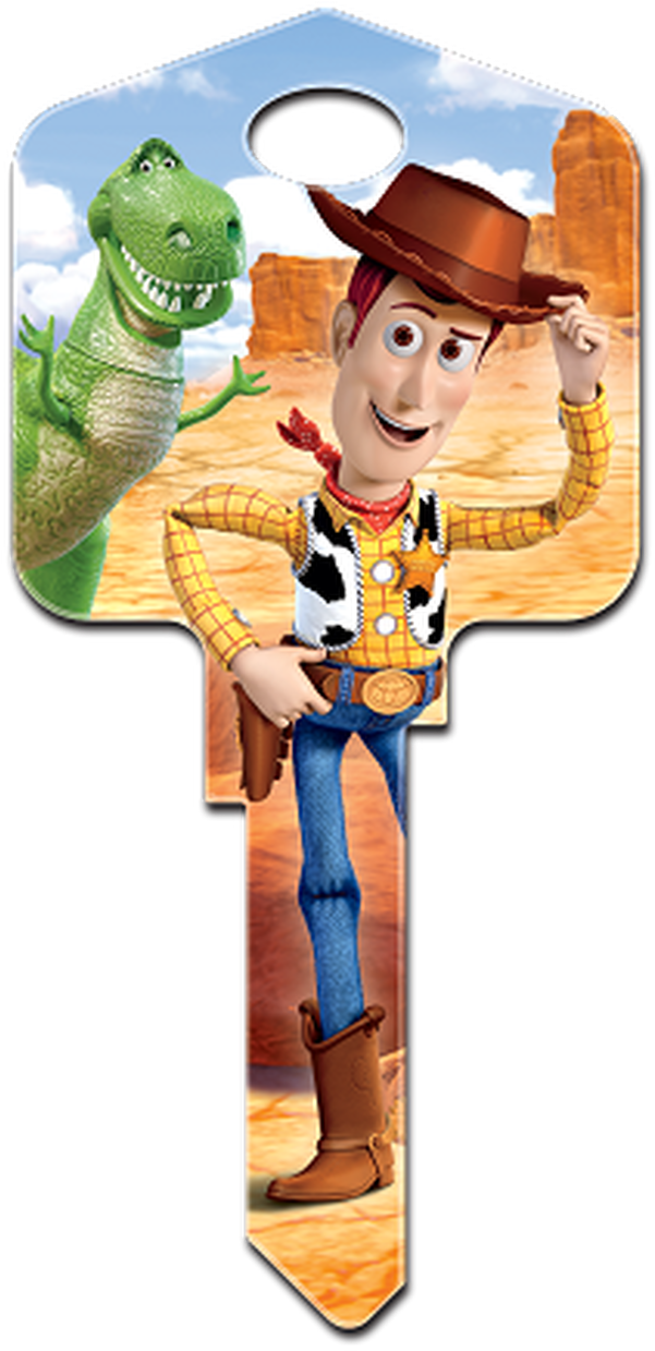 Woodyand Rex Toy Story Keychain Design PNG Image