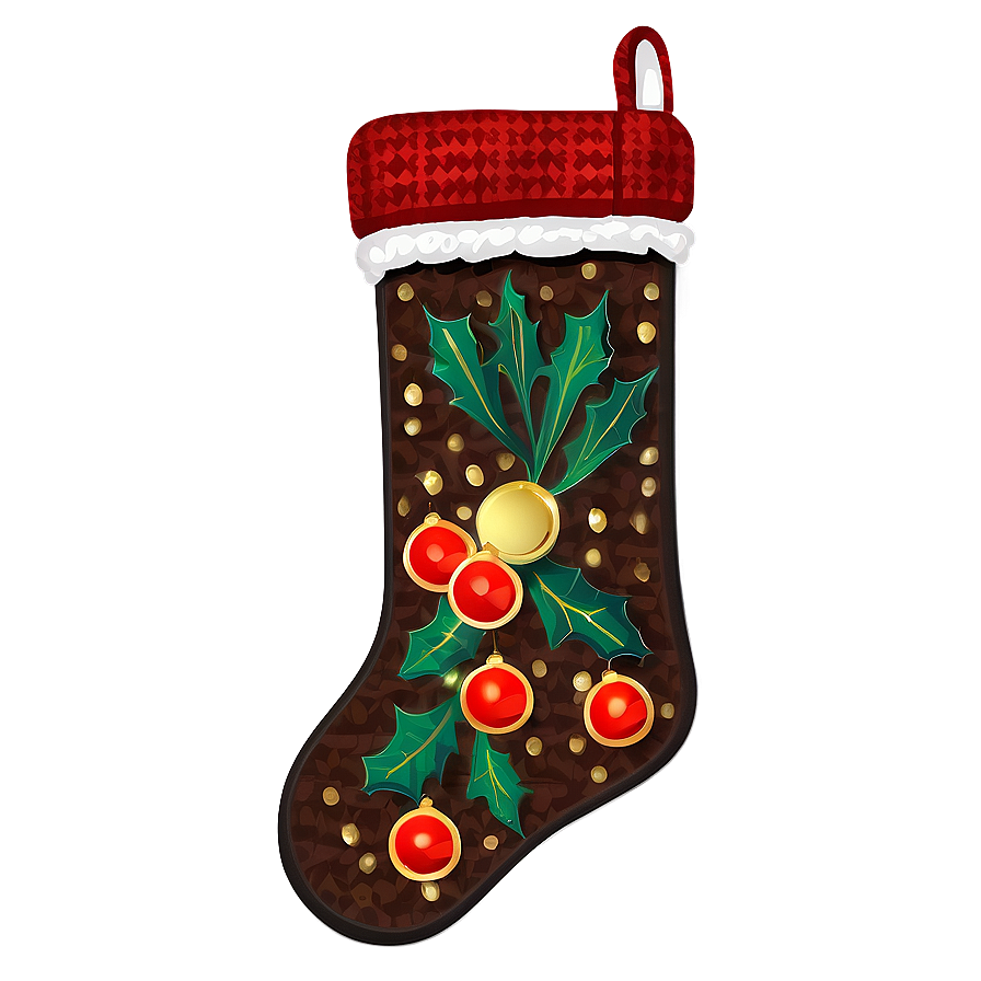 Wool Christmas Stocking Png Sfd77 PNG Image