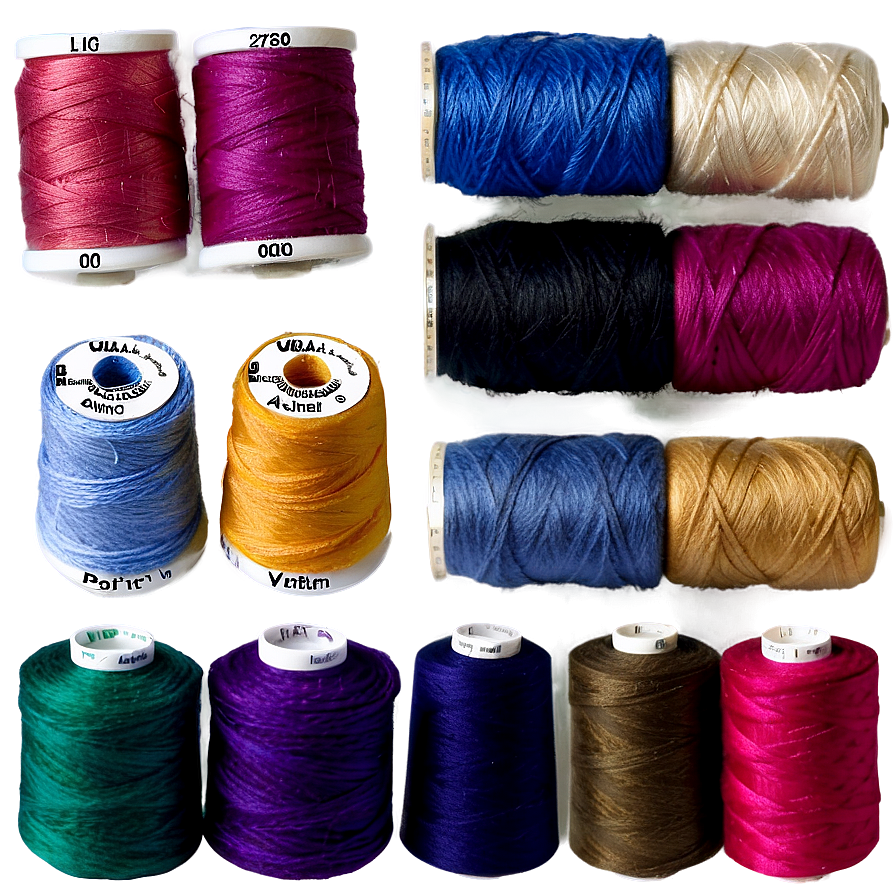 Wool Thread Assortment Png 06252024 PNG Image