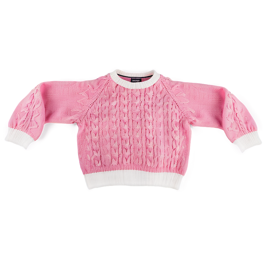 Woolen Pink Sweater Png 3 PNG Image