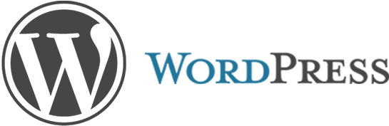 Word Press Logo Blue Background PNG Image