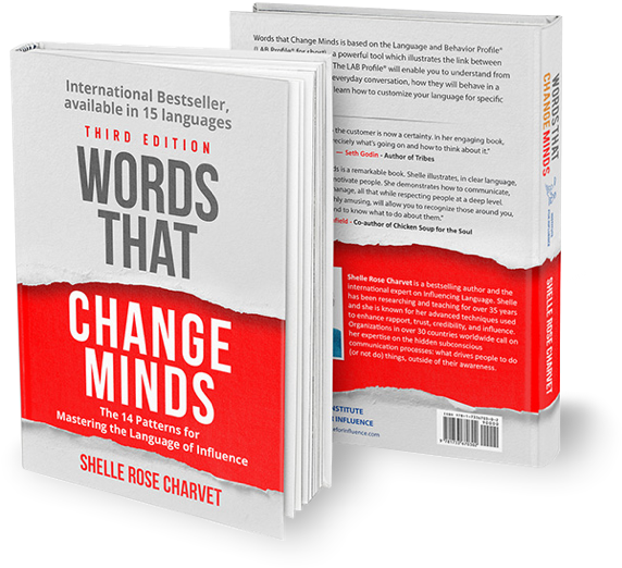 Words That Change Minds Book Cover PNG Image