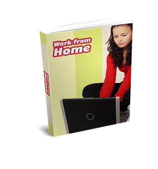 Workfrom Home Guide Book Cover PNG Image