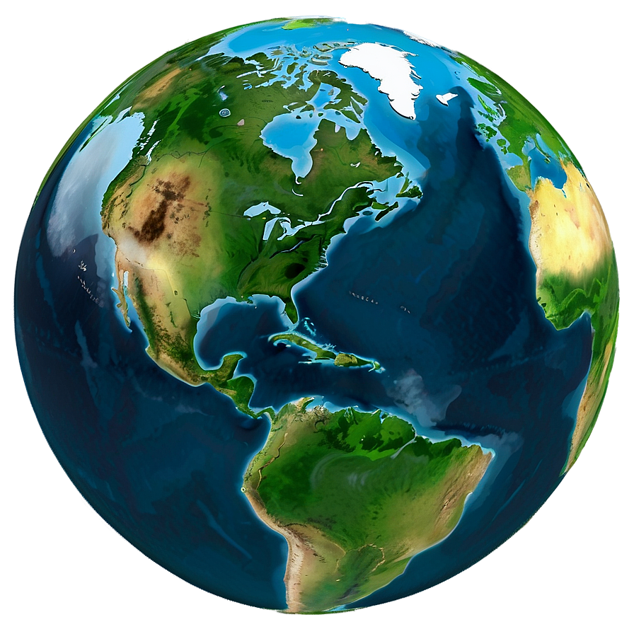 World B PNG Image