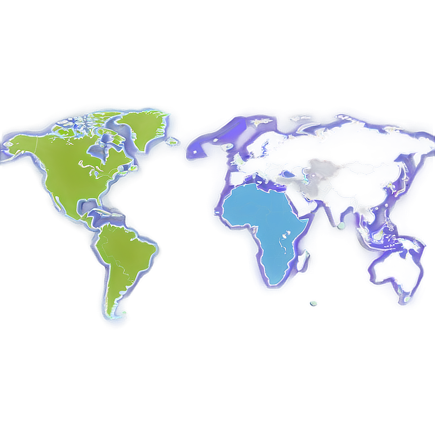 World Continents Outline Png 05042024 PNG Image