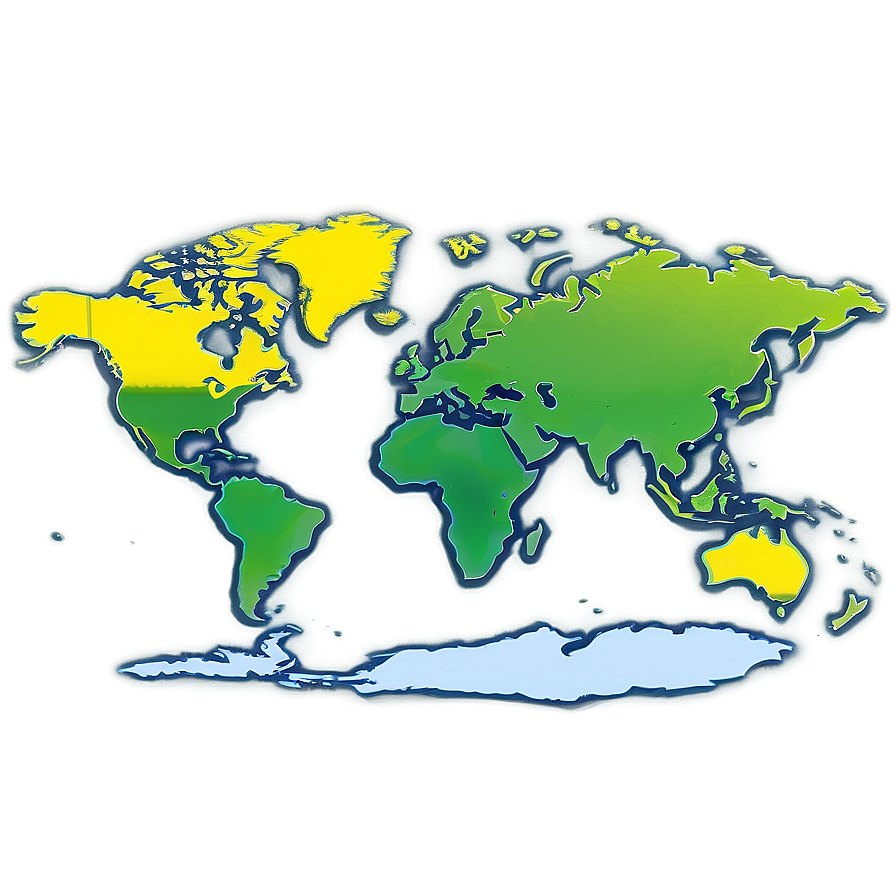 World Continents Outline Png Eil PNG Image