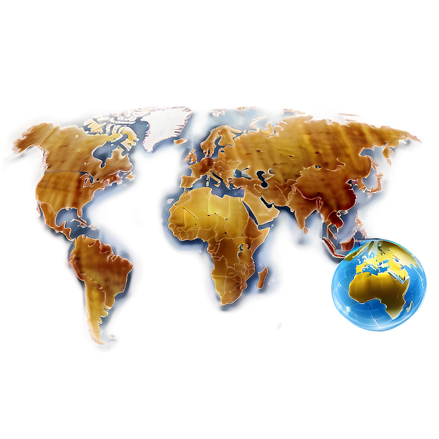 World Map D PNG Image