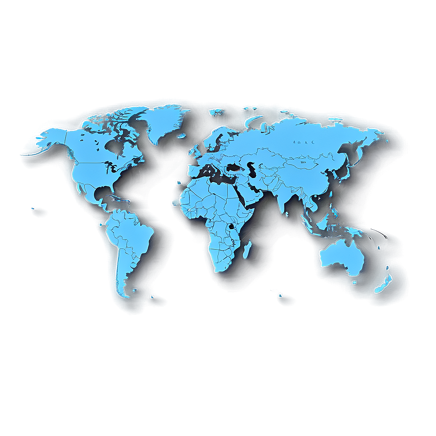 World Map Detailed Png Bth30 PNG Image