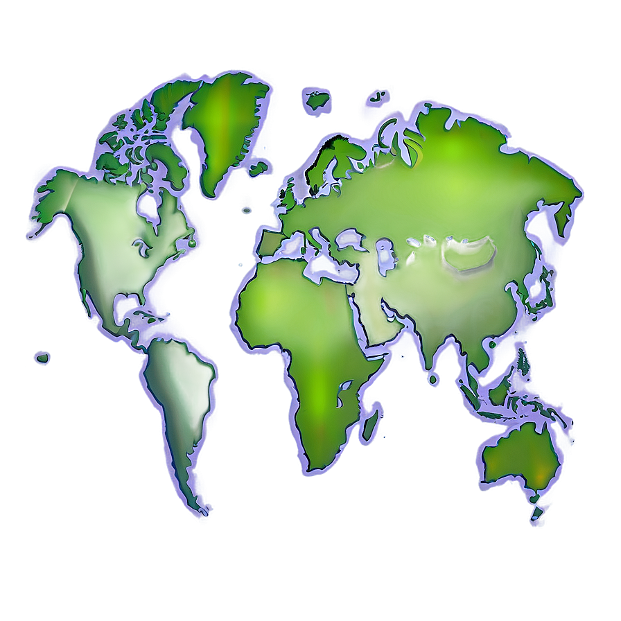 World Map Outline Craft Png Ddc PNG Image