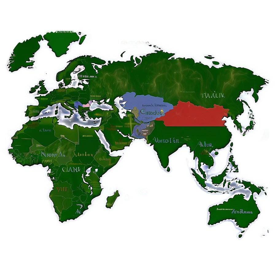 World Map Outline With Capitals Png 06262024 PNG Image