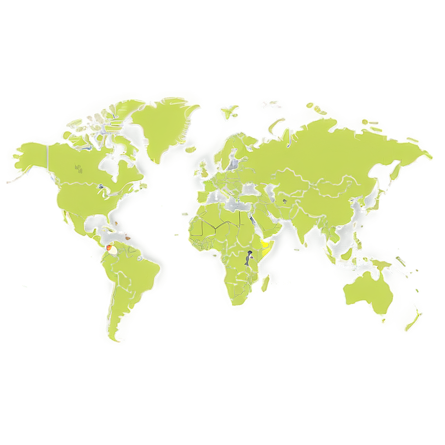 World Map Outline With Capitals Png Lmp PNG Image