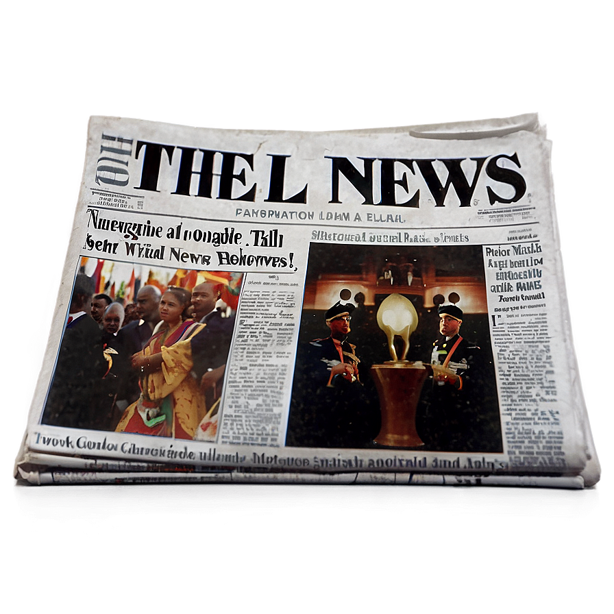 World News Newspaper Png 05242024 PNG Image