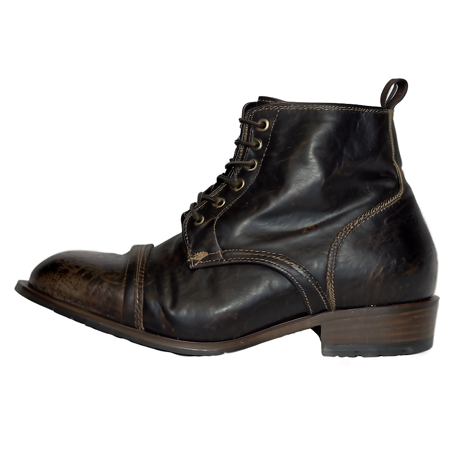 Worn Leather Boots Png Tyu62 PNG Image