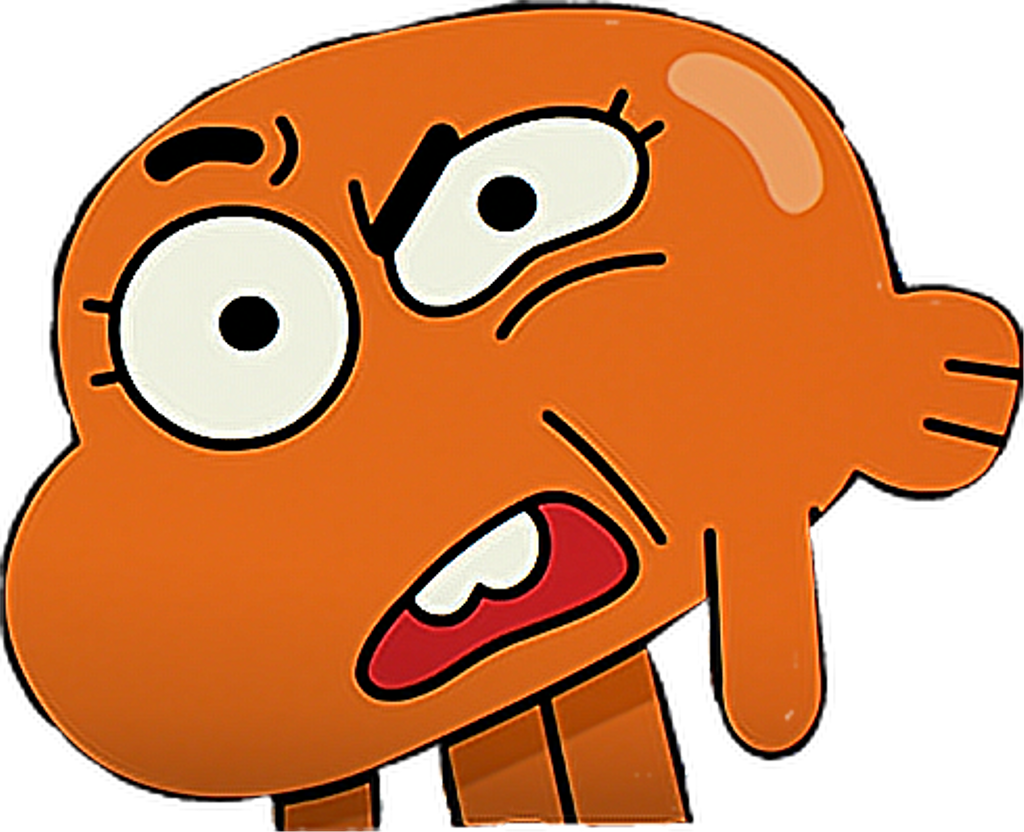 Worried Cartoon Character PNG Image