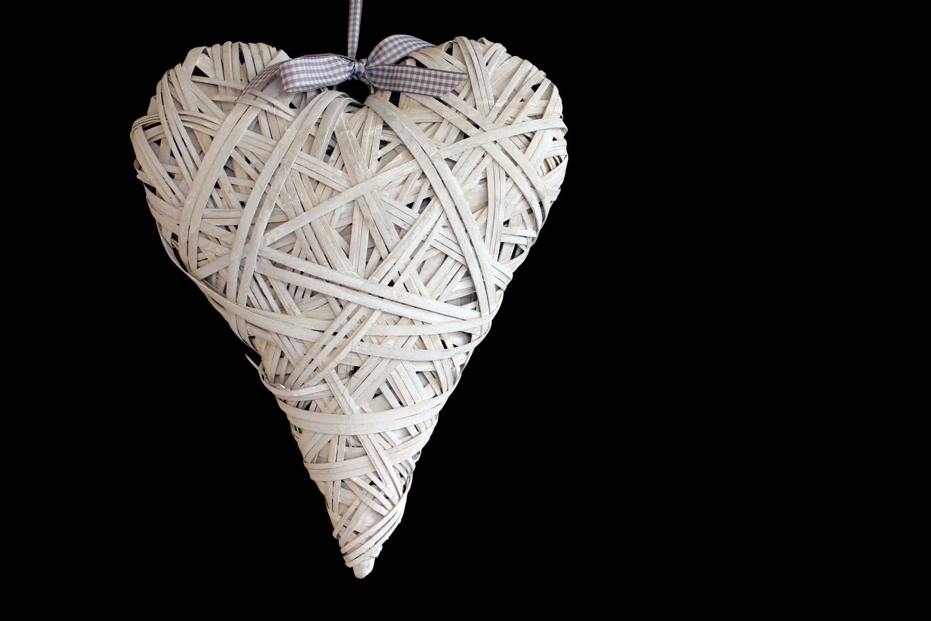 Woven Heart Decoration PNG Image