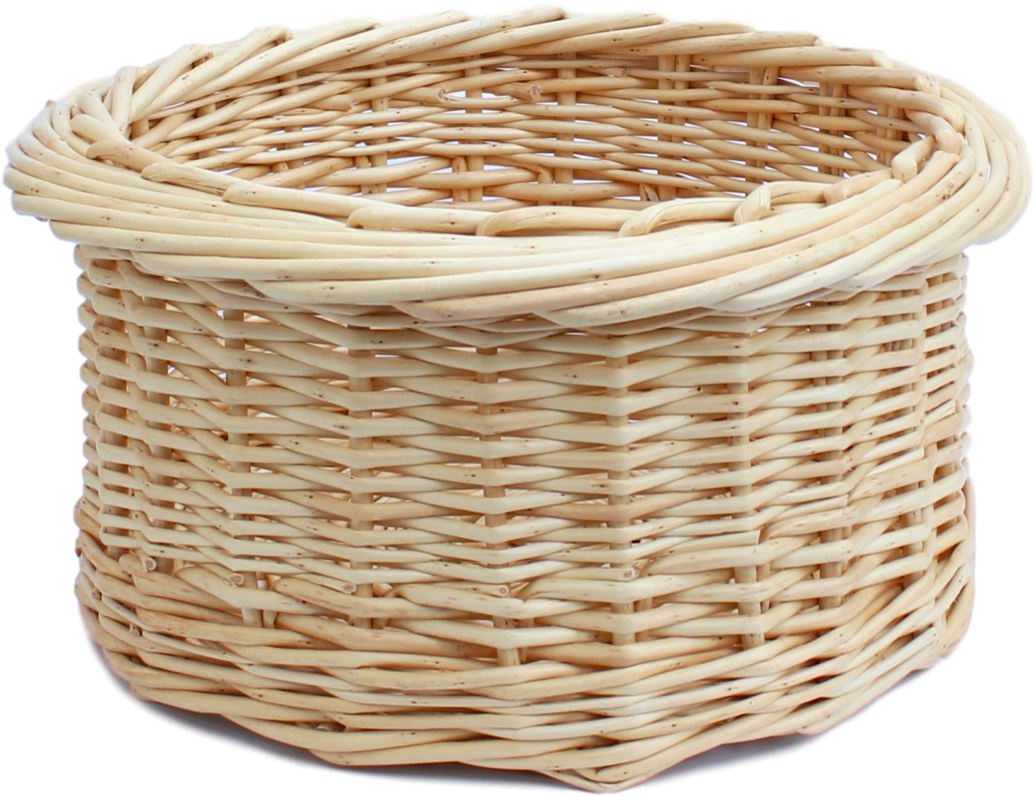 Woven Rattan Basket Isolated.png PNG Image