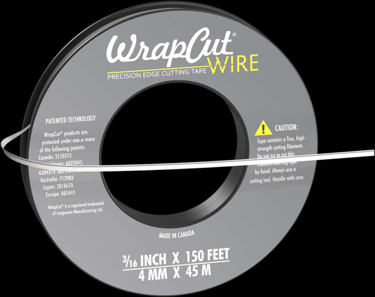 Wrap Cut Wire Precision Edge Cutting Tape PNG Image