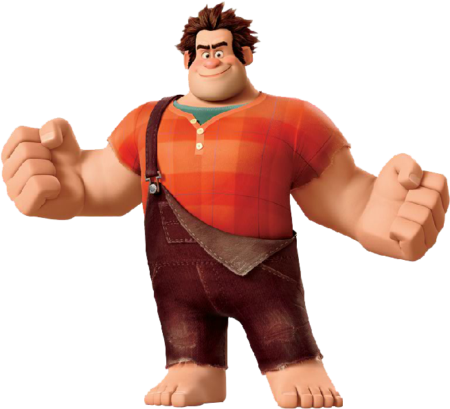 Wreck It Ralph Character Pose PNG Image