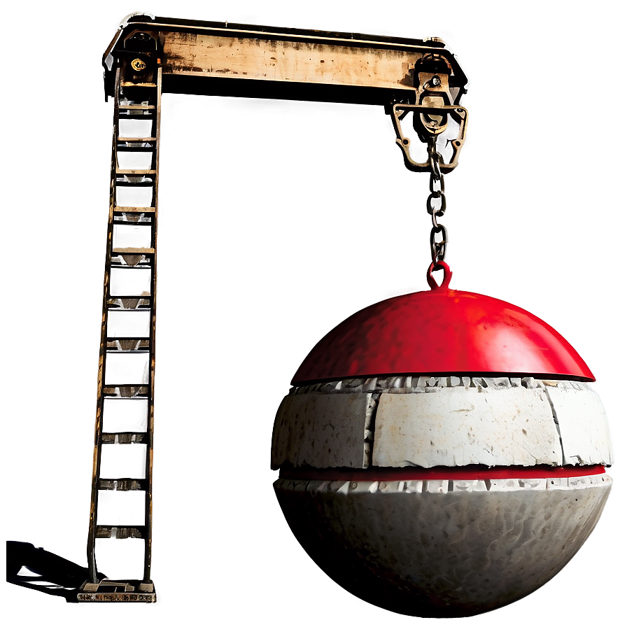 Wrecking Ball For Building Demolition Png Val PNG Image