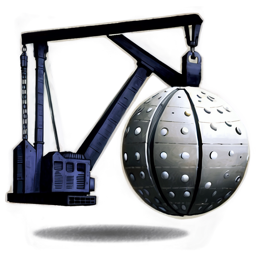 Wrecking Ball In Urban Development Png Ypi66 PNG Image