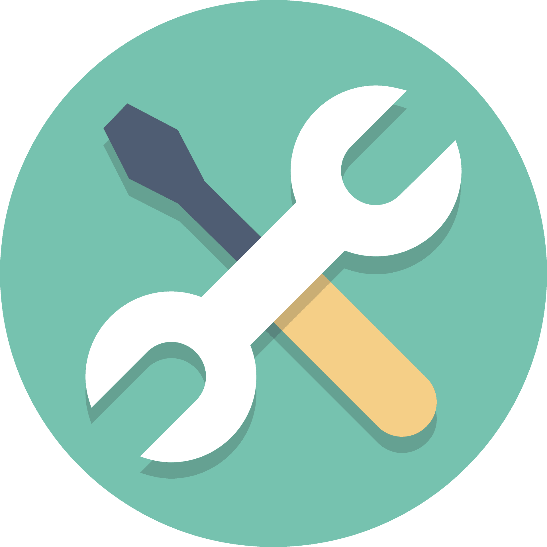 Wrenchand Screwdriver Icon PNG Image