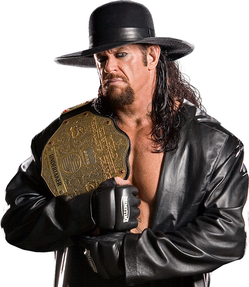 Wrestler_with_ Championship_ Belt PNG Image