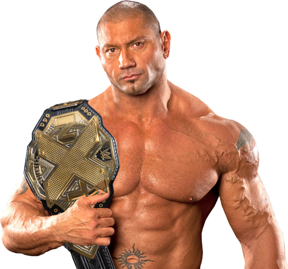 Wrestler_with_ Championship_ Belt PNG Image