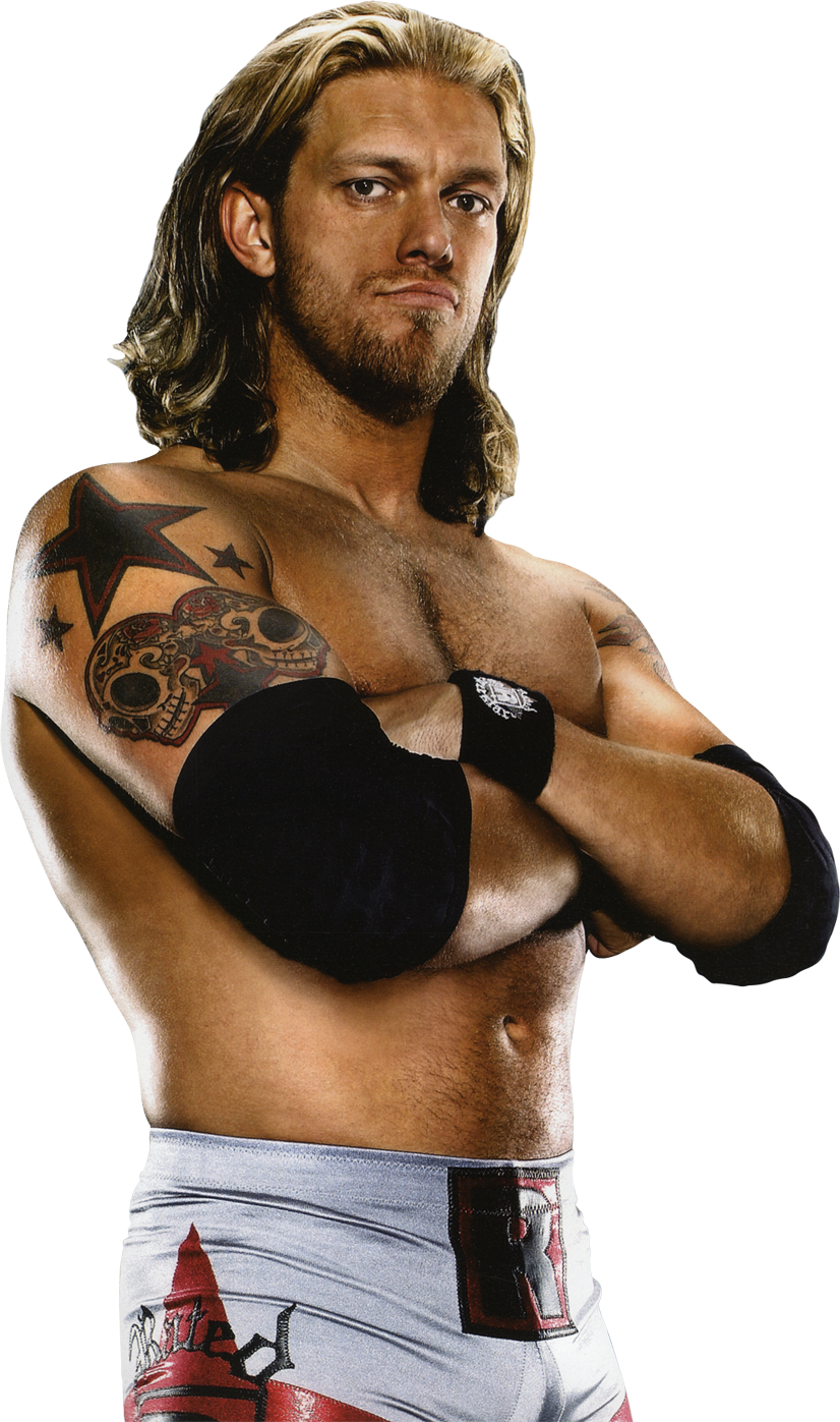 Wrestler_with_ Tattoos_and_ Attitude PNG Image