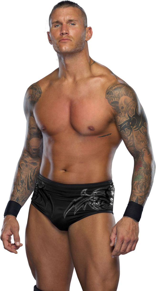 Wrestler_with_ Tattoos_ Portrait PNG Image