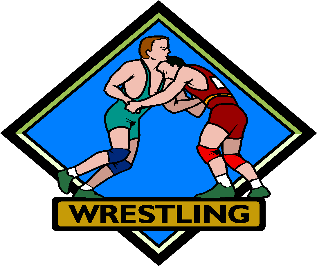 Wrestling Match Graphic PNG Image