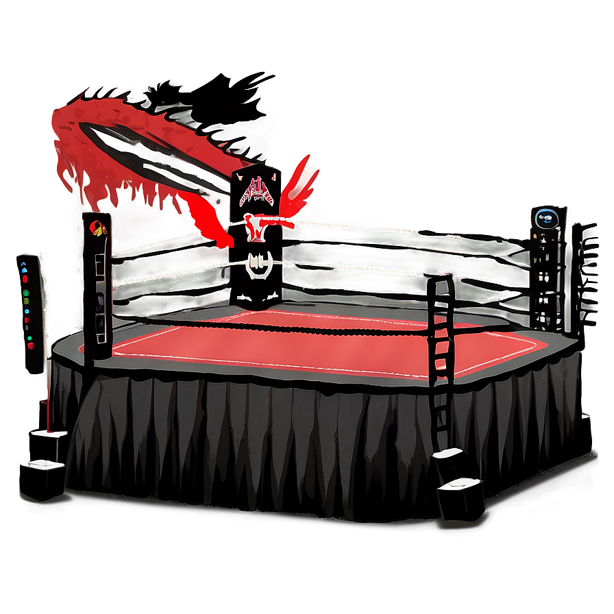 Wrestling Ring Night Event Png Igi PNG Image