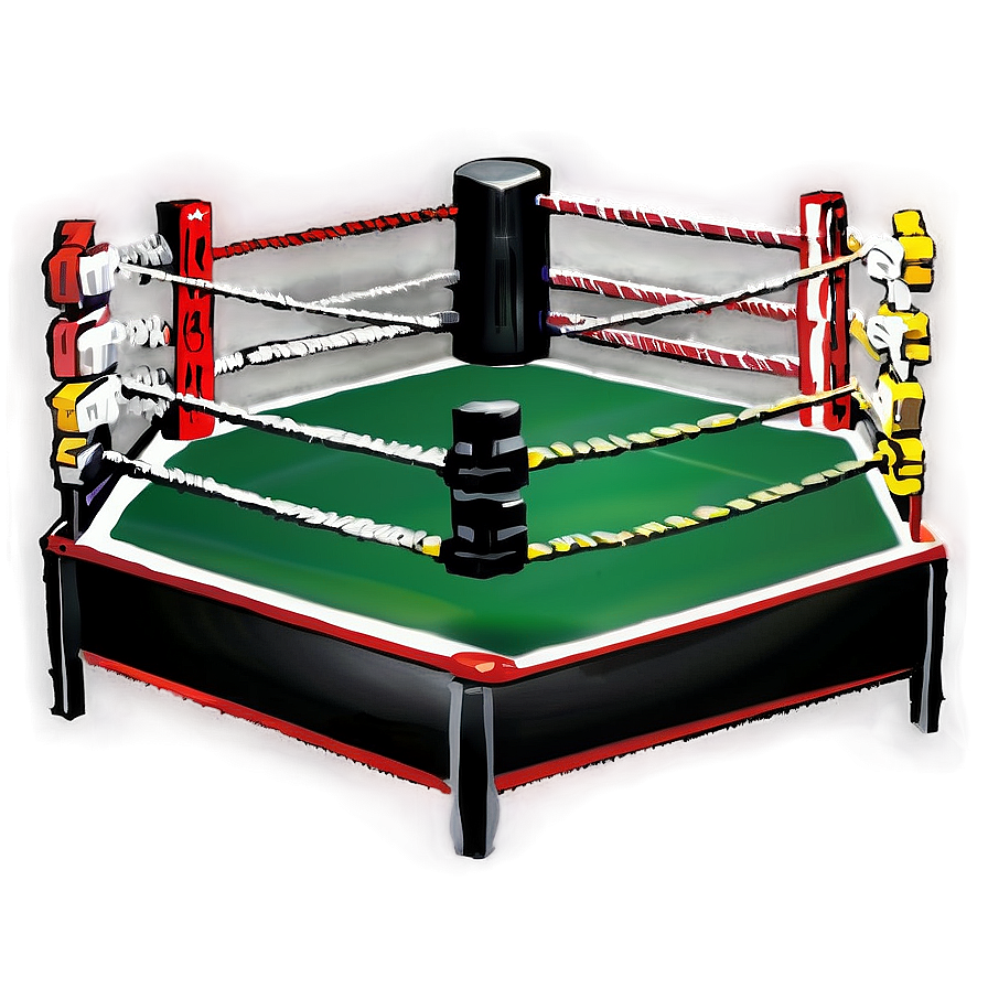 Wrestling Ring With Ropes Png Uau72 PNG Image