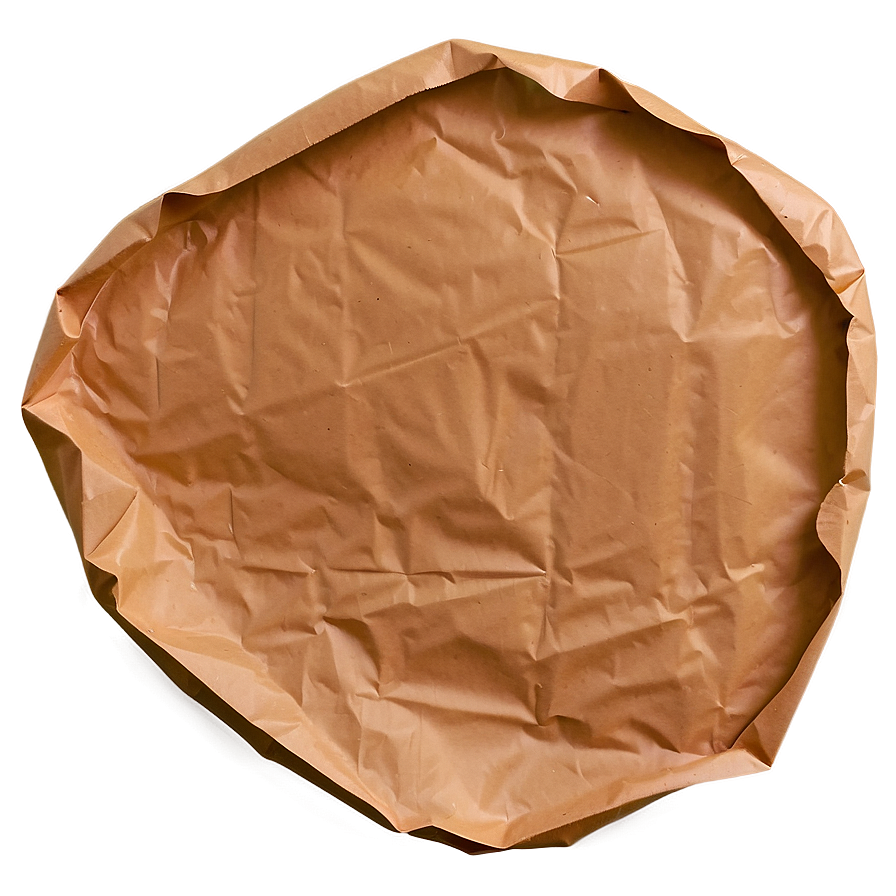 Wrinkled Brown Paper Png Ppb PNG Image