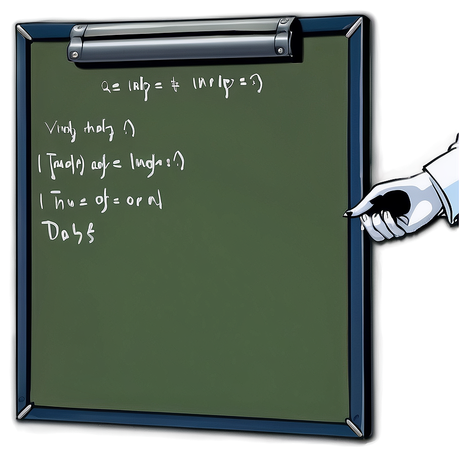 Writing Whiteboard Png 05252024 PNG Image