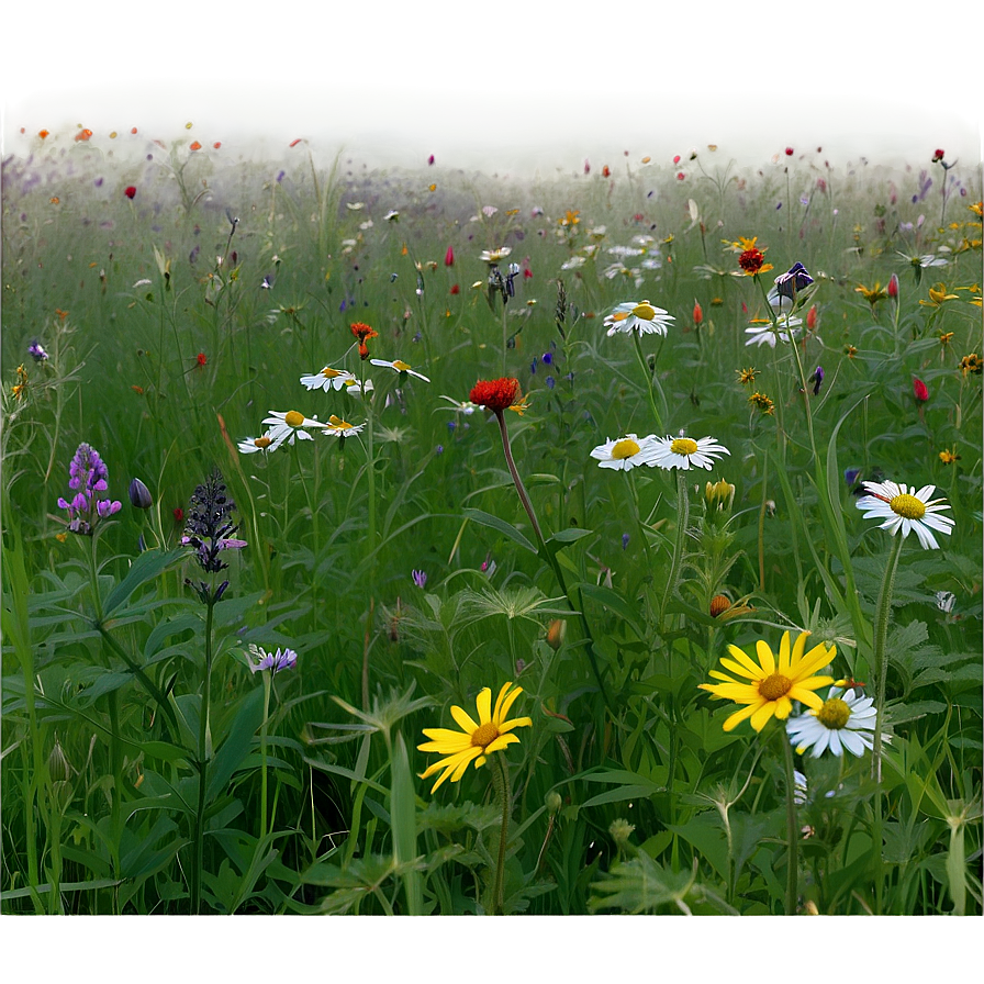 Wv Wildflower Meadow Png Dwg91 PNG Image