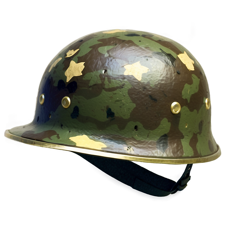 Ww2 Helmet Camouflage Png Bdv PNG Image